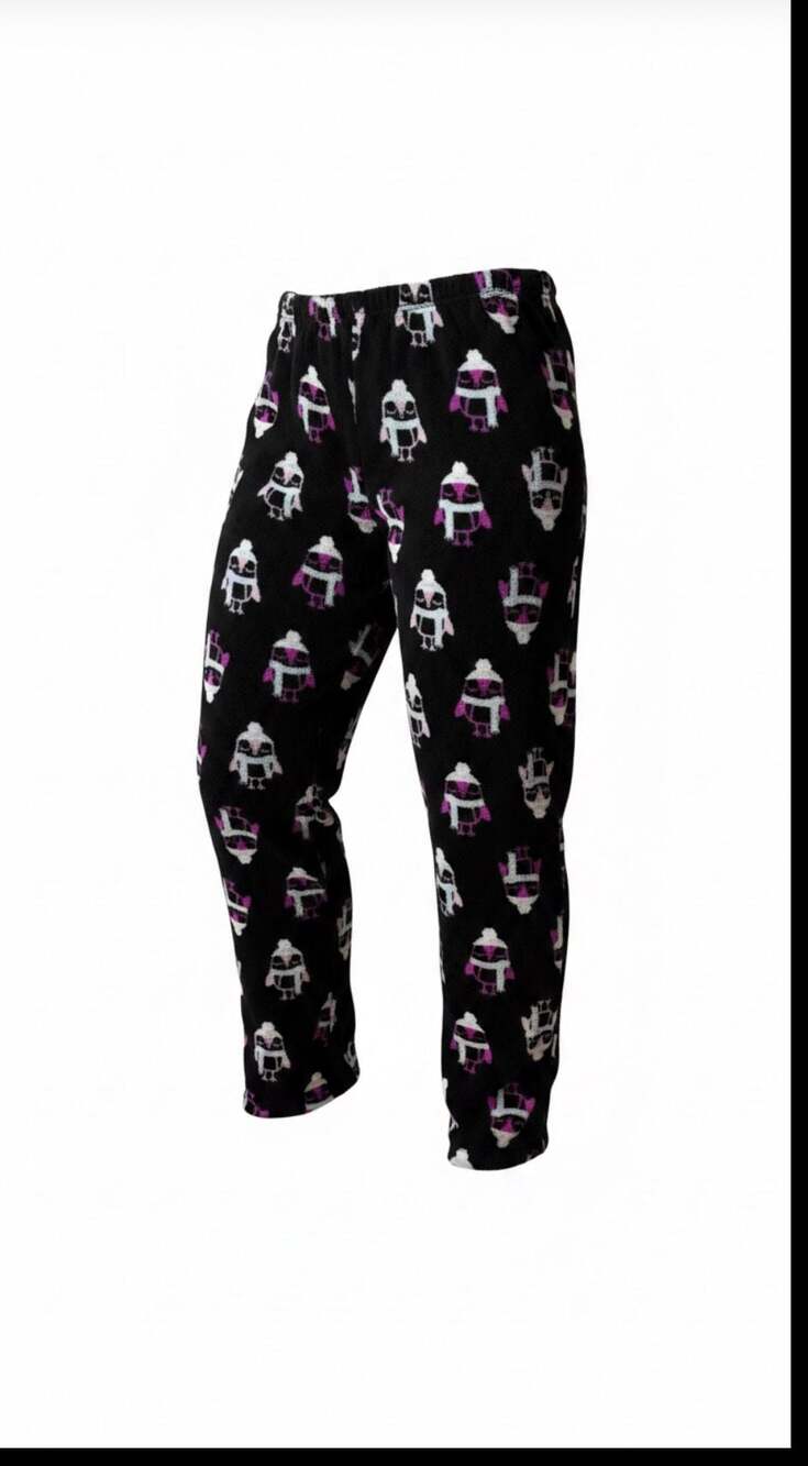 Joe Boxer Women's Owl Pattern Fleece Pajama Pants